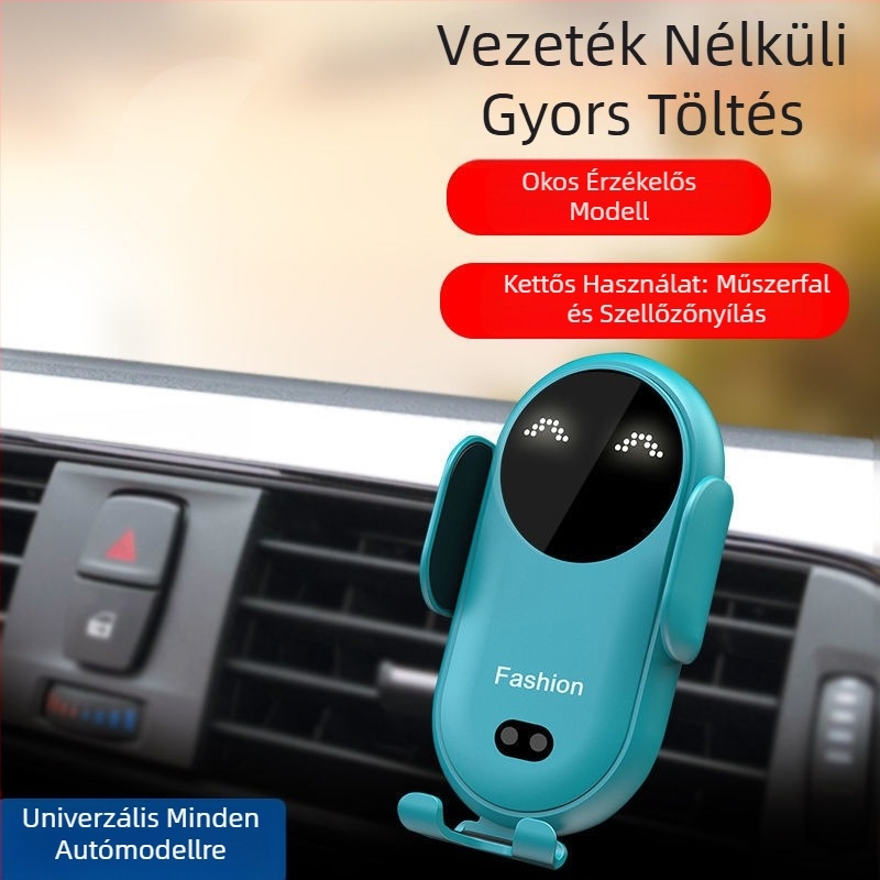 FYl autós vezeték nélküli töltő tartó autós töltő légkivezető konzol autós navigáció univerzális mobiltelefon-tartó automatikus indukciós