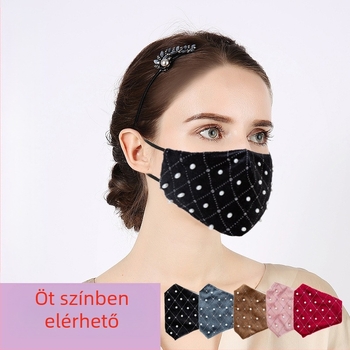 maszk Csillag Fényes Szövetmaszk Női Felnőtt Divat Személyre szabott Porálló Naptej Gyöngymaszk Trendi Gyári Helyszín