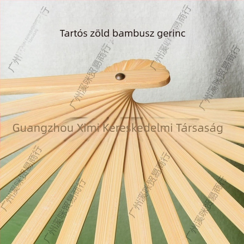 Klasszikus tánc legyező tánc legyező tánc legyező női fekete hosszú, vastag, kétoldalas ragasztós Zhou Yangko Dance Square Dance Ink legyező