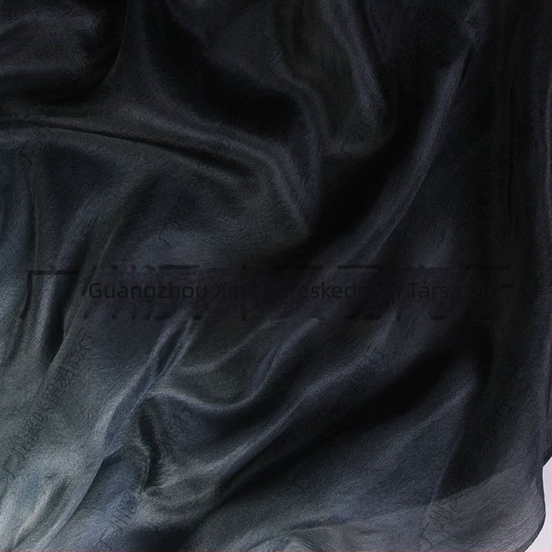 Klasszikus tánc legyező tánc legyező tánc legyező női fekete hosszú, vastag, kétoldalas ragasztós Zhou Yangko Dance Square Dance Ink legyező