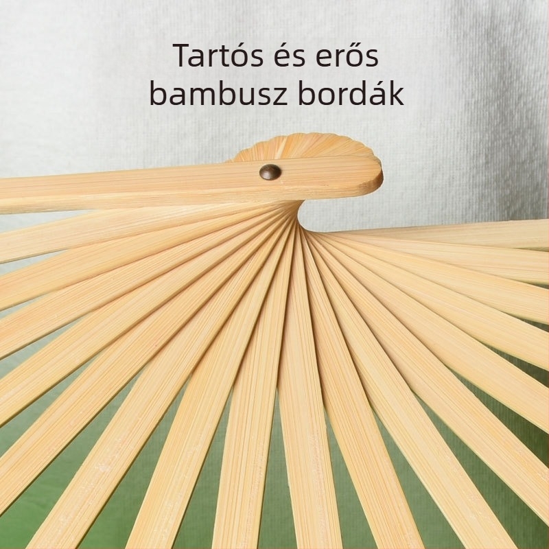 Klasszikus tánc legyező tánc legyező tánc legyező női fekete hosszú, vastag, kétoldalas ragasztós Zhou Yangko Dance Square Dance Ink legyező