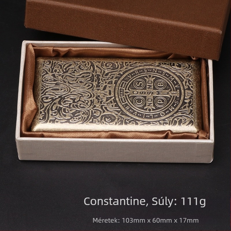 Represent Wish Classic Retro 20 db-os vékony cigarettatartó, többmintás, hordozható, kétoldalas, trapéz cigarettatartó díszek