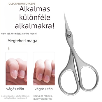 Új rozsdamentes acél orosz stílusú elülső elhalt bőr olló manikűrös professzionális vágó elhalt bőr olló manikűr speciális kis olló