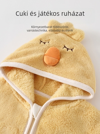 Babakabát Őszi és téli babaruhák Őszi gyermek pulóver fiúknak Pamutbélésű kabát lányoknak Téli téli ruhák