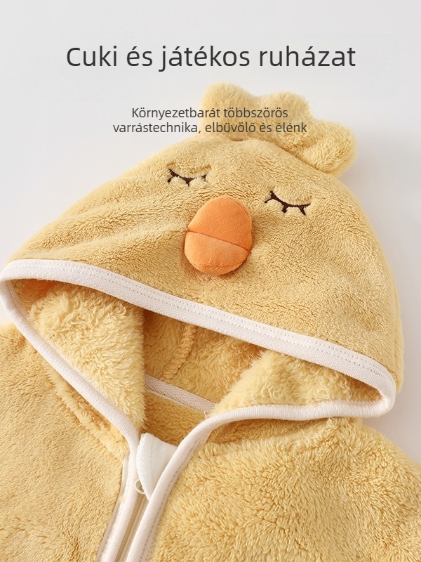 Babakabát Őszi és téli babaruhák Őszi gyermek pulóver fiúknak Pamutbélésű kabát lányoknak Téli téli ruhák