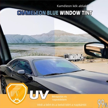 Imperial Purple színes autóüveg fólia első szélvédő napvédő szigetelő fólia üveg magas adatvédelmet szellemrózsa napvédő fólia