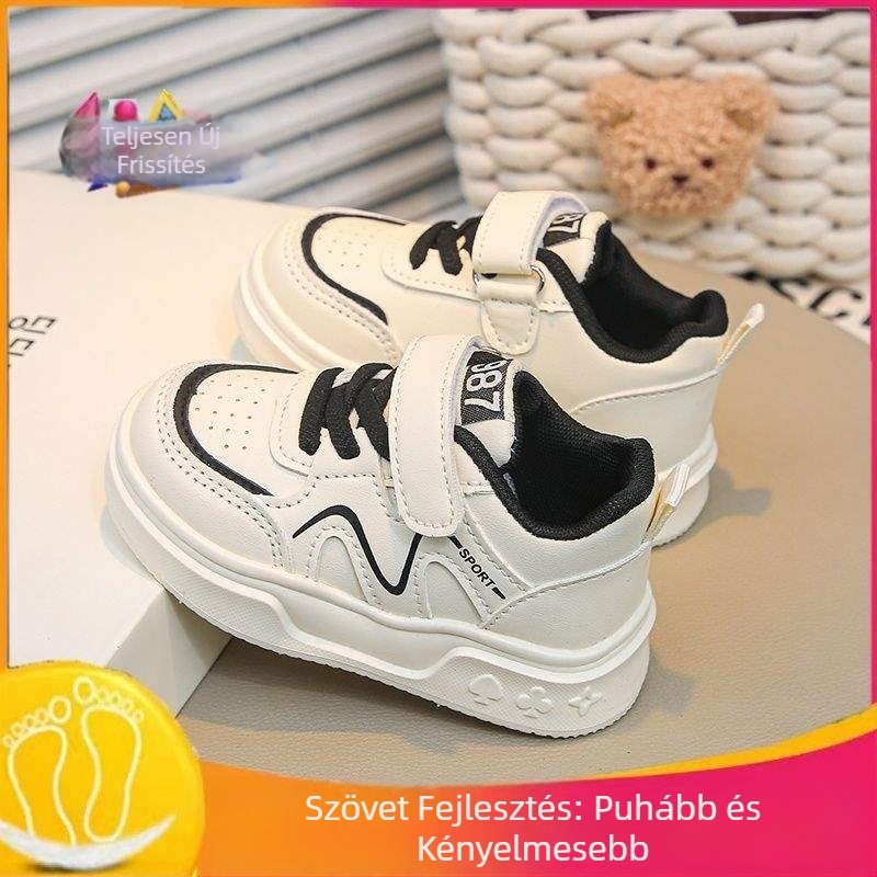 Lánykacipők, Gyerek babacipők, Tavaszi és őszi puha talpú csúszásgátló gyerekcipők, Új fiúcipők