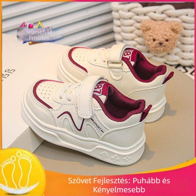 Lánykacipők, Gyerek babacipők, Tavaszi és őszi puha talpú csúszásgátló gyerekcipők, Új fiúcipők