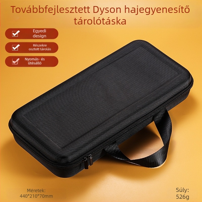 Dyson Flat Iron tárolótáska Airstrait HT01 hajvasalóhoz, hordozható tárolódobozzal alkalmas