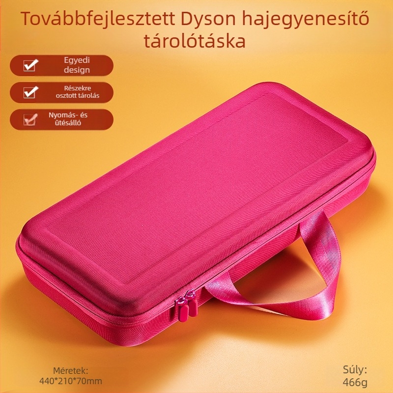 Dyson Flat Iron tárolótáska Airstrait HT01 hajvasalóhoz, hordozható tárolódobozzal alkalmas
