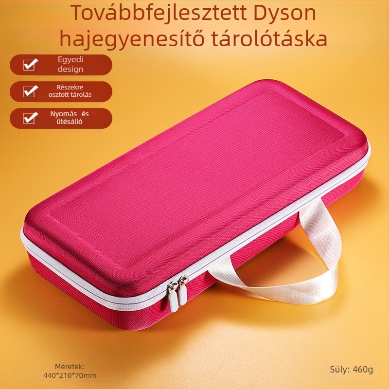 Dyson Flat Iron tárolótáska Airstrait HT01 hajvasalóhoz, hordozható tárolódobozzal alkalmas