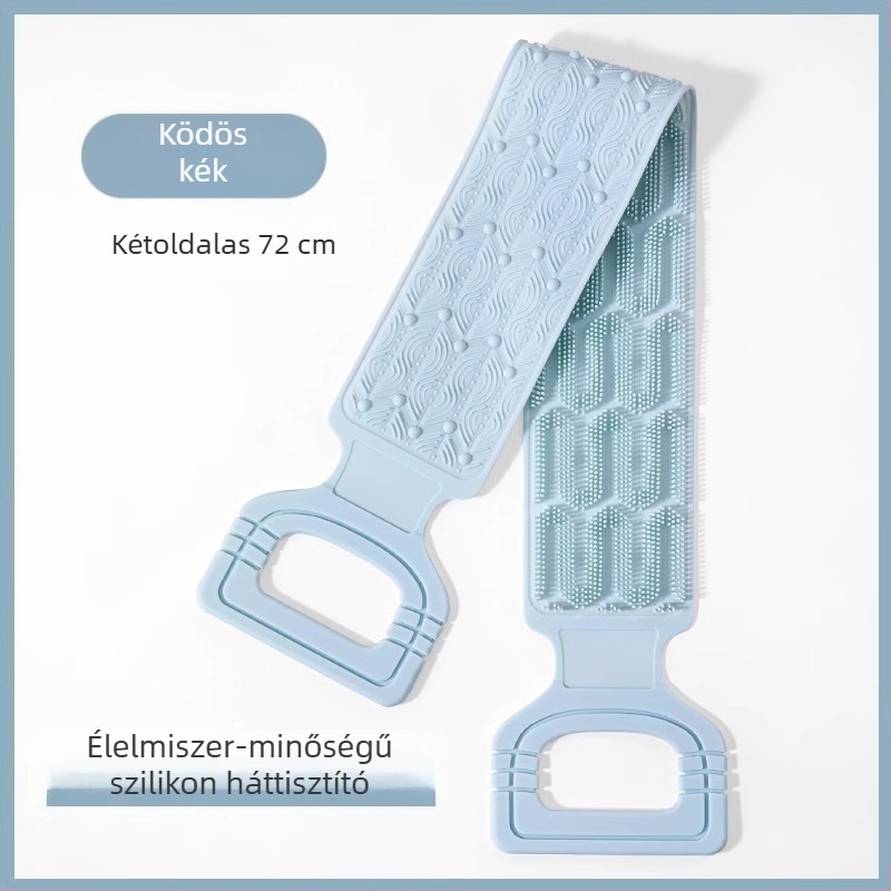 Szilikon fürdőlepedő hátradírozáshoz, férfi hátradírozáshoz, iszap eltávolításához, férfi és női fürdőhátrány kefe