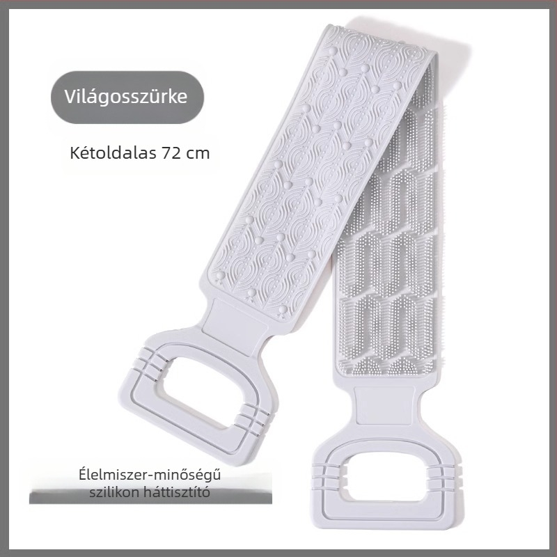 Szilikon fürdőlepedő hátradírozáshoz, férfi hátradírozáshoz, iszap eltávolításához, férfi és női fürdőhátrány kefe