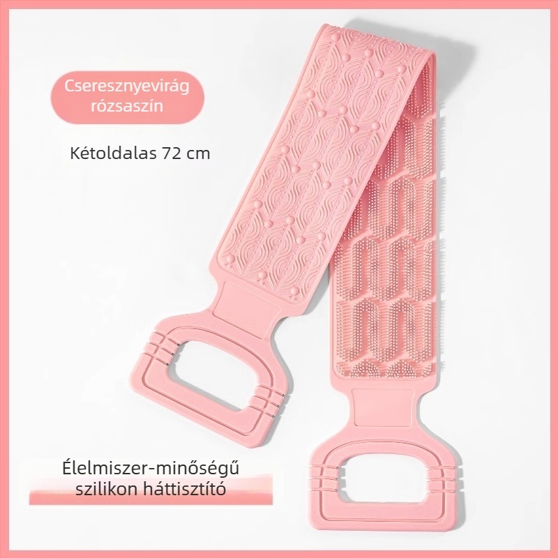 Szilikon fürdőlepedő hátradírozáshoz, férfi hátradírozáshoz, iszap eltávolításához, férfi és női fürdőhátrány kefe