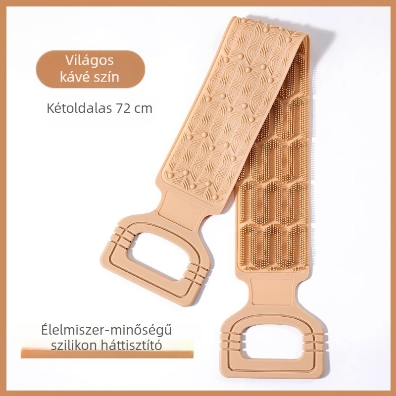 Szilikon fürdőlepedő hátradírozáshoz, férfi hátradírozáshoz, iszap eltávolításához, férfi és női fürdőhátrány kefe