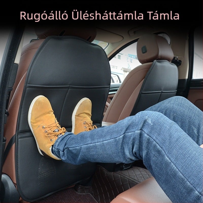 Autós rúgásgátló párna hátsó ülés háttámlához, autós szennyeződés elleni betét, Four Seasons univerzális csúszásmentes autós belső kellékek