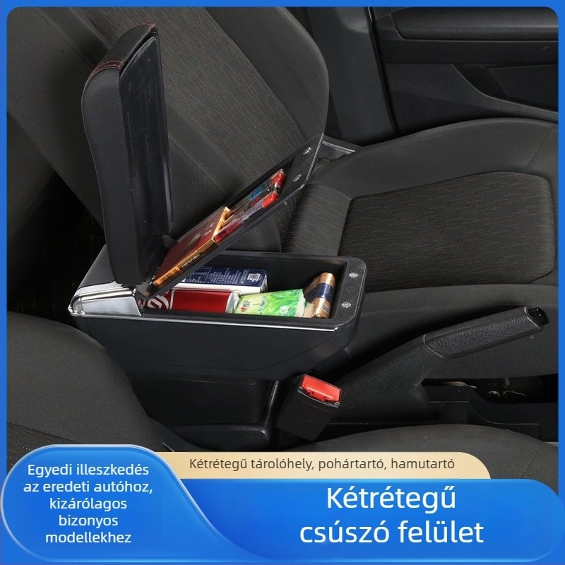 Renault Kaptur kartámasz dobozhoz, Renault autó központi kartámasz tárolódobozhoz, különleges export kiegészítőkhöz alkalmas