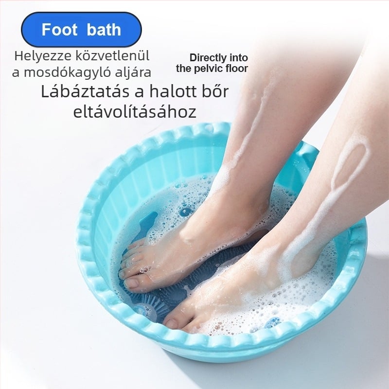 Fürdőszobai műtárgy Fürdőszobai faltól falig érő hátmasszázs Lusta szilikon hát Ne kérdezd az embereket Masszázs fürdőkefe Tapadókorongos hátmasszázs lábak