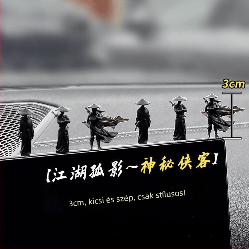 2025 Jianghu Love Chivalrous autó ablak oldalsó konzol dekoráció Jianghu ősi stílusú autó gyógyító belső dekoráció