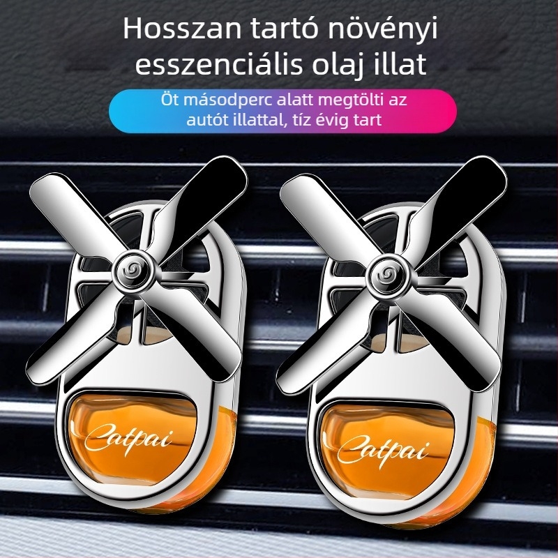 Autóillatosító Légkondicionáló Ventilátor Autódekoráció Díszek Autó Aromaterápia Elegáns Légkondicionáló Tartós, Fény Illat