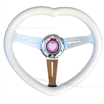 Autóhoz Módosított Szív alakú Kormánykerék JDM Módosított Stílusú Univerzális Verseny Személyre Szabott Kormánykerék Népszerű Felkapott Modell