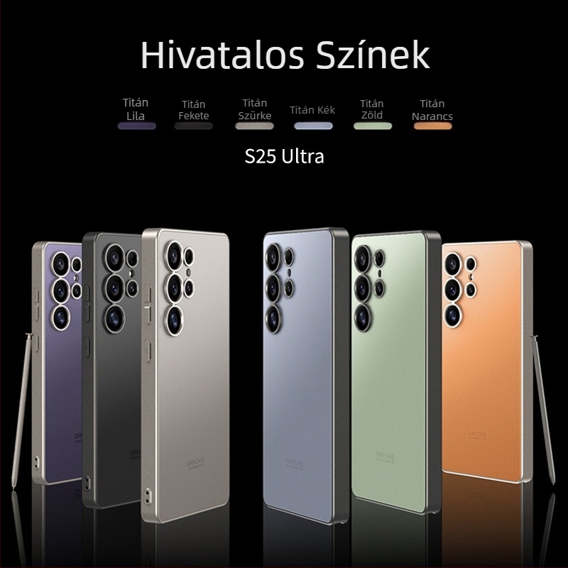 Samsung S25Ultra telefontokhoz AG bőrérzetű Galaxy S24 S23 védőtok szimuláció mobiltelefontok
