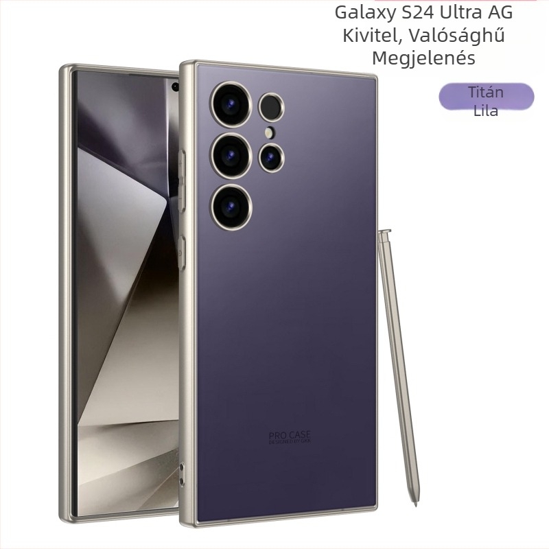 Samsung S25Ultra telefontokhoz AG bőrérzetű Galaxy S24 S23 védőtok szimuláció mobiltelefontok