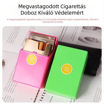 Forró, egyszínű ABS műanyag durva, speciális, flip cigarettatartó, vastagított, kompressziós, vízálló, izzadságálló cigarettatartó, közvetlen értékesítés