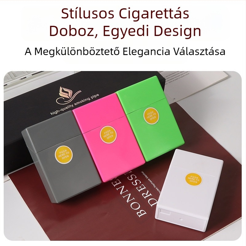 Forró, egyszínű ABS műanyag durva, speciális, flip cigarettatartó, vastagított, kompressziós, vízálló, izzadságálló cigarettatartó, közvetlen értékesítés
