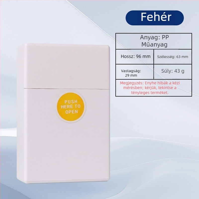 Forró, egyszínű ABS műanyag durva, speciális, flip cigarettatartó, vastagított, kompressziós, vízálló, izzadságálló cigarettatartó, közvetlen értékesítés