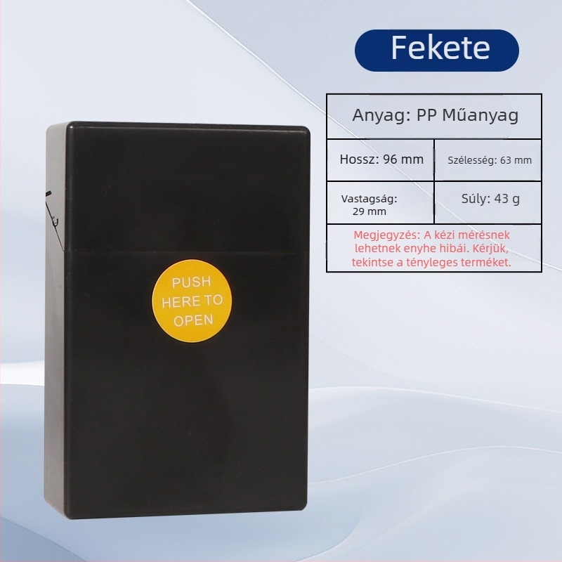 Forró, egyszínű ABS műanyag durva, speciális, flip cigarettatartó, vastagított, kompressziós, vízálló, izzadságálló cigarettatartó, közvetlen értékesítés