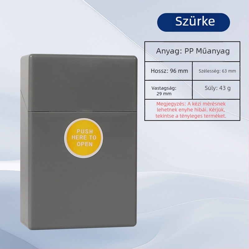 Forró, egyszínű ABS műanyag durva, speciális, flip cigarettatartó, vastagított, kompressziós, vízálló, izzadságálló cigarettatartó, közvetlen értékesítés