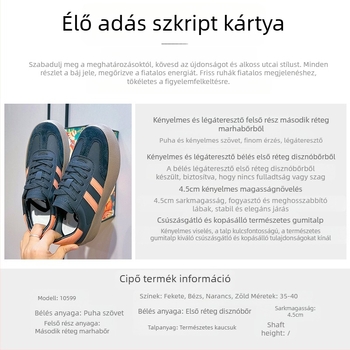 Valódi bőr erkölcsös edzőcipők 2025 őszi új tornacipők vastag talpú lapos cipők sport fehér cipők női Forrest Gump cipők hétköznapi női cipők