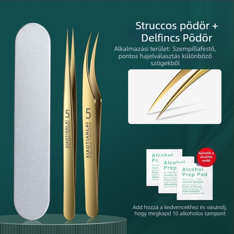 Külkereskedelmi ajándékok műszempilla csipesz oltása teljes eszközkészlet magas szakmai szempilla tanár ajándék generáció