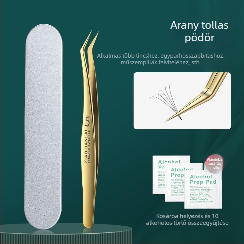 Külkereskedelmi ajándékok műszempilla csipesz oltása teljes eszközkészlet magas szakmai szempilla tanár ajándék generáció