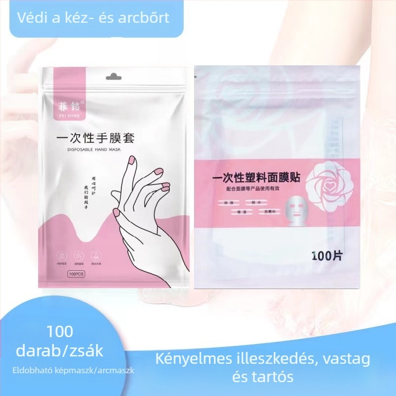 Kézi fóliakészlet eldobható műanyag kézfóliakészlet szépségszalon kézápolás szépségszalon lábfóliakészlet közvetlen gyári szállítás