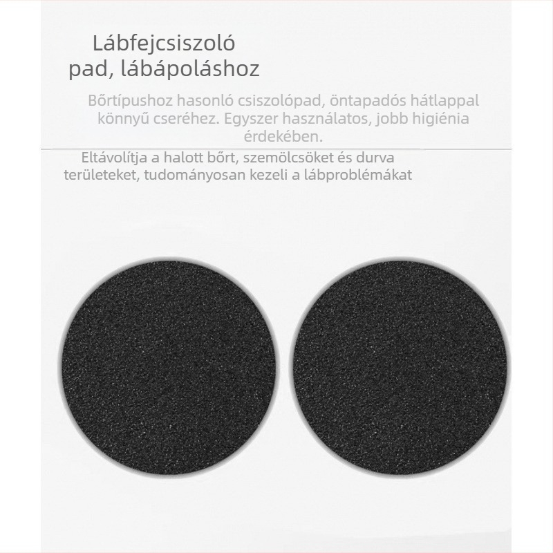 Határokon átnyúló, nagy forgalmú elektromos lábcsiszoló, teljesen automatikus bőrcsiszoló műtárgy, kettő az egyben borotva az elhalt bőr és a bőrkeményedések eltávolítására, lábcsiszoló