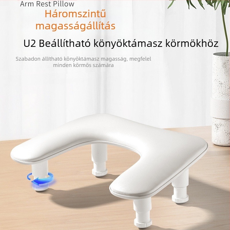 Határokon átnyúló körömszalon kézpárna, orosz stílusú, akadálymentesített luxus U2 állítható manikűr, dönthető pillangó, összecsukható párna, kényelmes és puha kézpárna