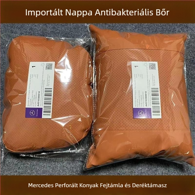 Alkalmas Nappa Mercedes-Benz eredeti, azonos stílusú párna, deréktámasz, nyak, fejtámla, E-osztályú Glcglegls párnaüléshez
