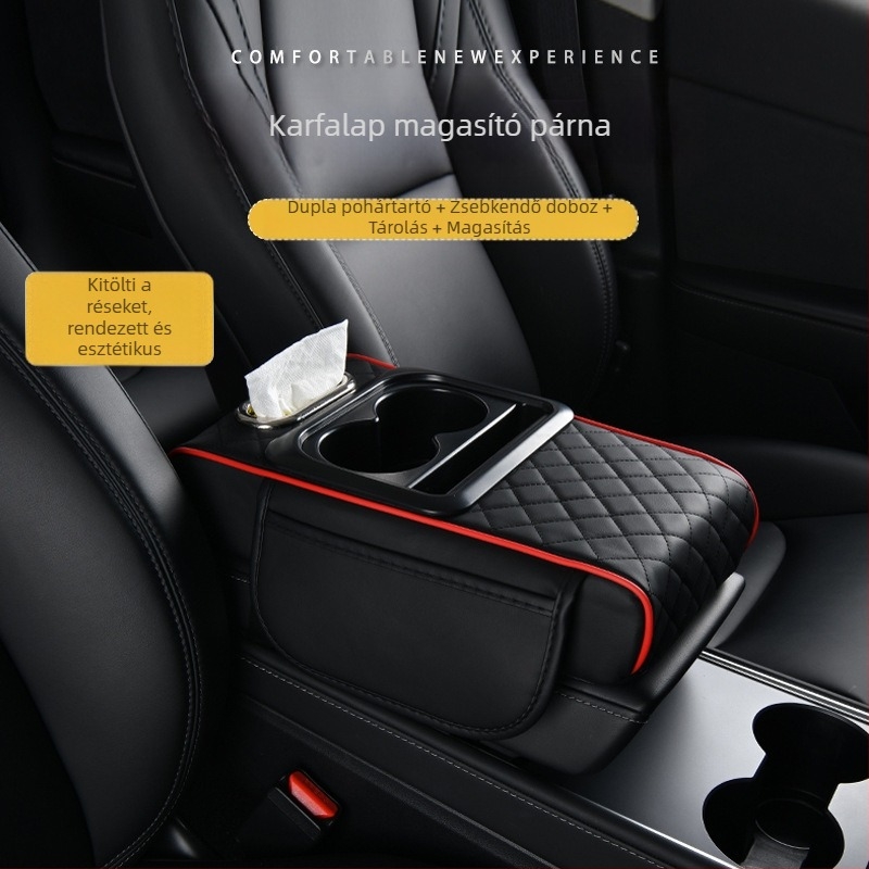 Autós kartámasz doboz szőnyeg autós papírzsebkendő doboz erősítő szőnyeg univerzális kibővített és vastagított négy az egyben csúcskategóriás tároló