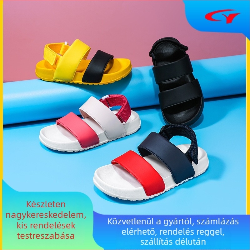 Dachang Határokon átnyúló sportszandálok fiúknak és lányoknak Strandcipők Puha talpú Könnyű Gyermekpapucsok Csúszásmentes Puha Talpú Jinjiang Gyár