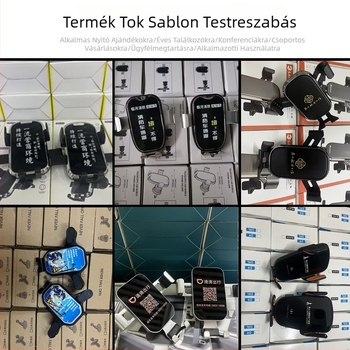 Logóval testreszabható autós tartó, Univerzális, speciális vezeték nélküli töltőtartó autóba, Kreatív eseményekhez való apró ajándékok testreszabhatók