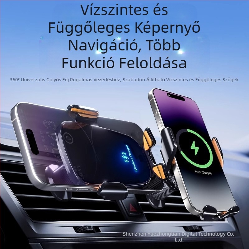 Logóval testreszabható autós tartó, Univerzális, speciális vezeték nélküli töltőtartó autóba, Kreatív eseményekhez való apró ajándékok testreszabhatók