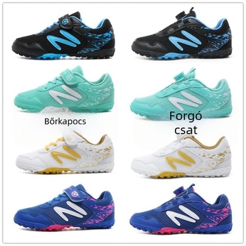 Külkereskedelem 2024 Nyár Új Hálós Tépőzáras Edzőcipők Gyermek Törött Körmök Általános Iskolai Diákok Versenycipők Forgó Csattal