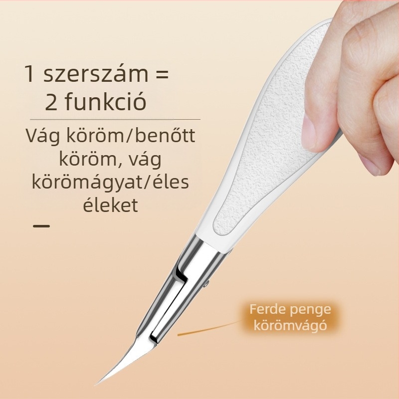Egyszeres körömvágó, speciális körömvágó körömhoronyhoz, illesztékes körömvágó, ferde pedikűr eszközök, olecranon körömvágó