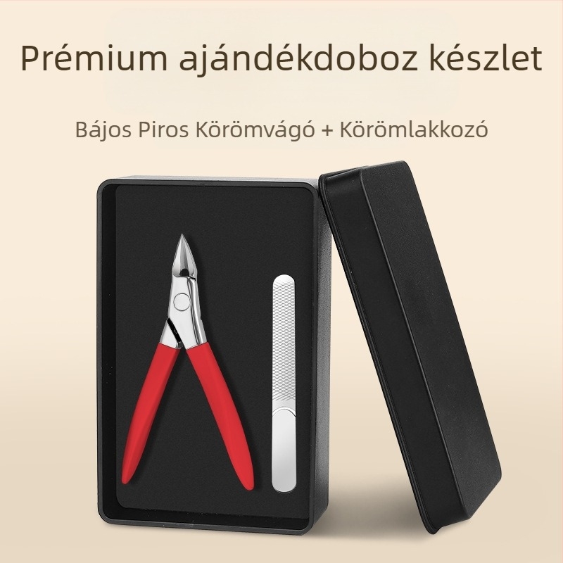 Egyszeres körömvágó, speciális körömvágó körömhoronyhoz, illesztékes körömvágó, ferde pedikűr eszközök, olecranon körömvágó