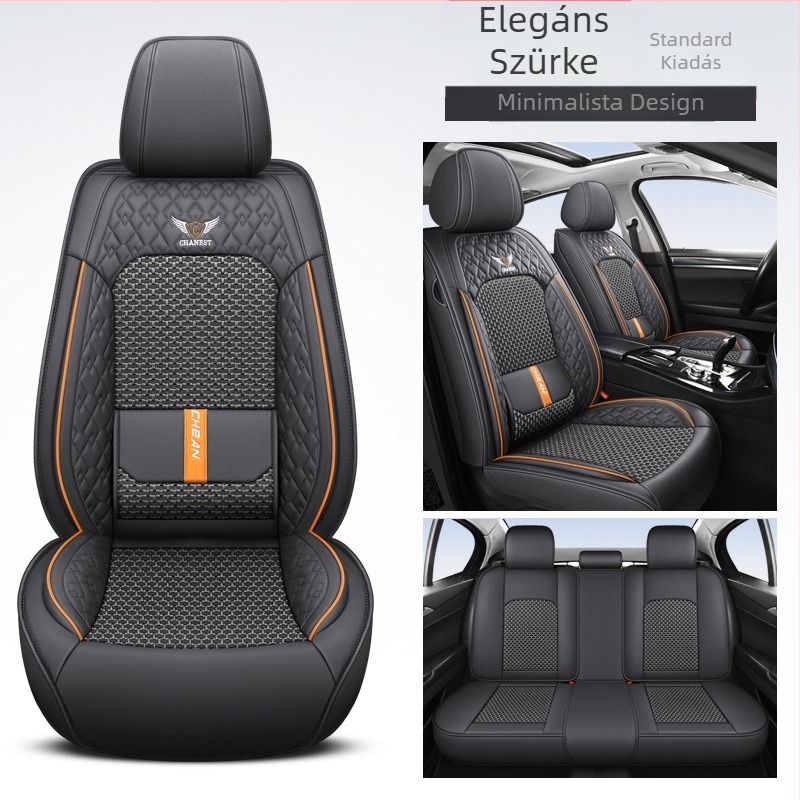 Autós üléspárna, nyári hűvös, minden évszakra alkalmas univerzális üléshuzat, all-inclusive jégselyem autós üléshuzat, 2025-ös nyár, új üléshuzat, nyári üléspárna