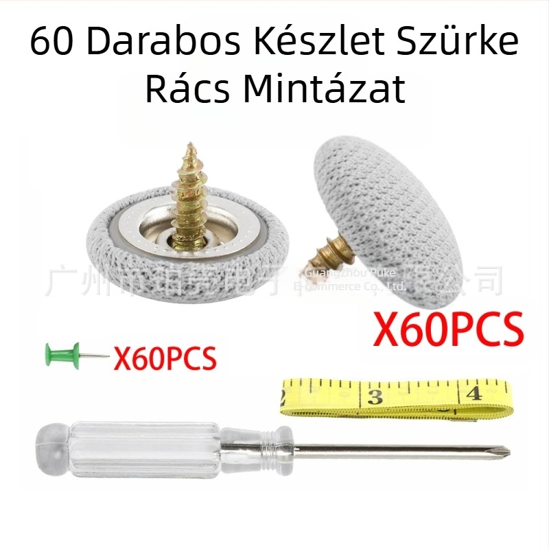 60 darabos autótető csat készlet tetőkárpit leválasztott javító csat tetőkárpit lelógó fix csat autó
