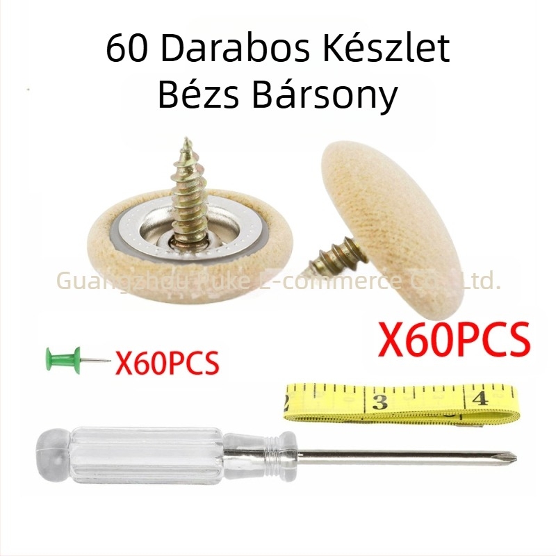 60 darabos autótető csat készlet tetőkárpit leválasztott javító csat tetőkárpit lelógó fix csat autó