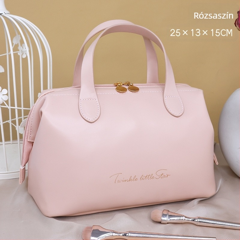 Új francia könnyű luxus hordozható kozmetikai táska utazó hordozható nagy értékű nagy kapacitású kozmetikai tárolótáska tárolótáska